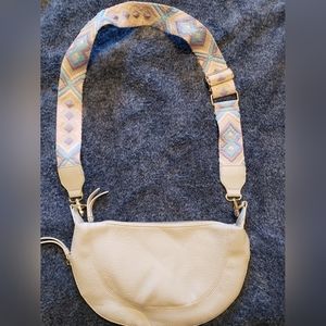 LIKE DREAMS Vegan Leather Crossbody Bag With Guitar Strap